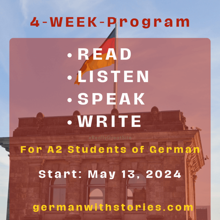 4-Week Program German with Short Stories A2